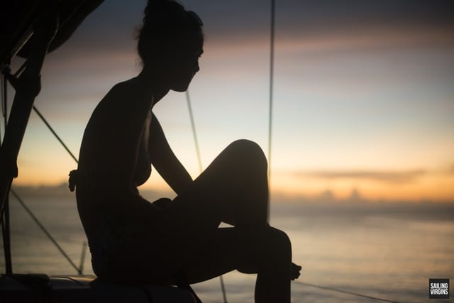 island-adventure-silhouette woman