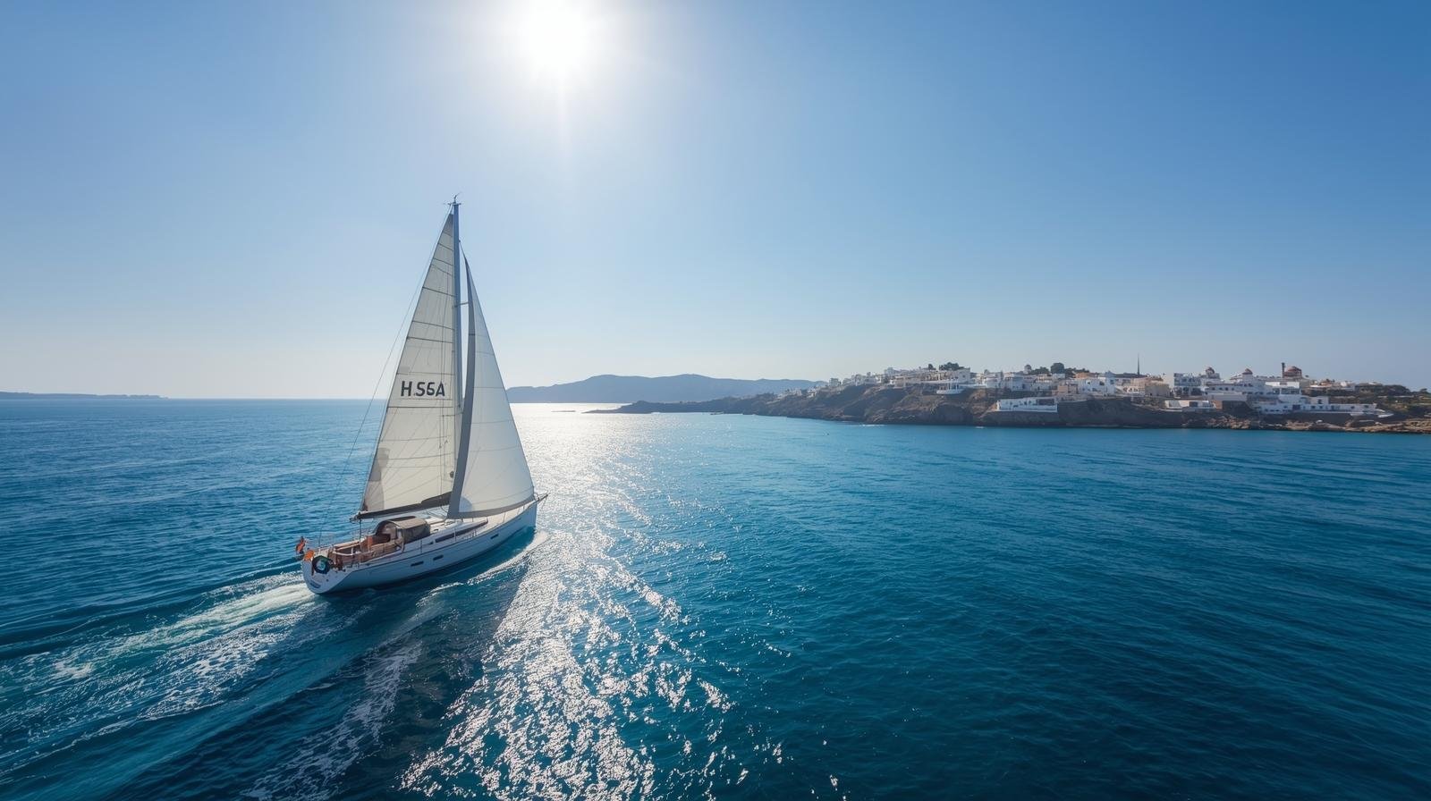 sailing in greece